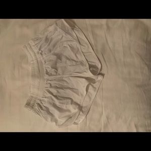 Lululemon hotty hot shorts white- size 4